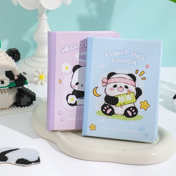  Sổ mini panda tinh nghịch 80 tờ 
