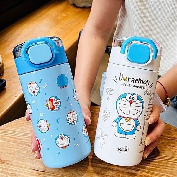  Bình giữ nhiệt Doraemon ống hút 560ml 