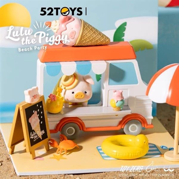  Premium set Lulu the Piggy Beach Party 