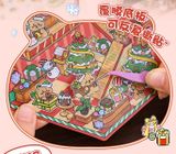  Sticker góc phòng 3/4 Giáng Sinh DIY 