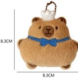  Móc khoá bông Capybara bánh 