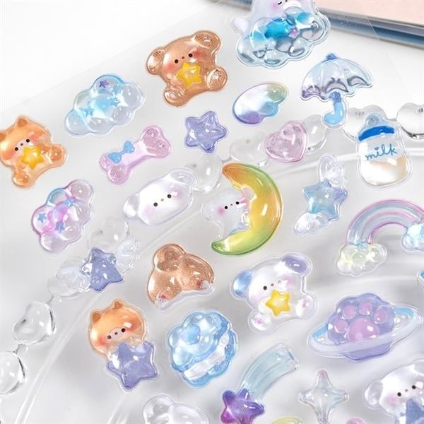 Sticker nổi giọt nước Bonbon Drop 