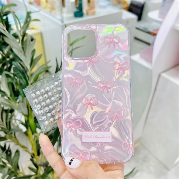  Ốp hiệu ứng ánh xà cừ nơ nhí 