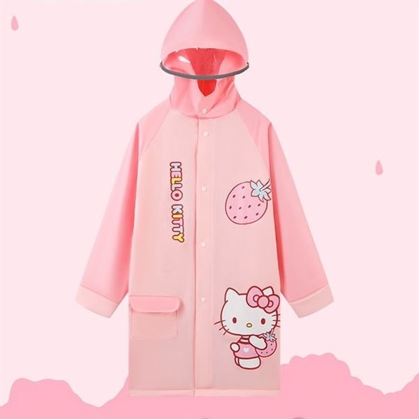  Áo mưa Sanrio + túi đựng 