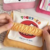  Túi vải mini quai chun 11cm 