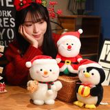  Người tuyết bông ôm bánh gừng 23cm 