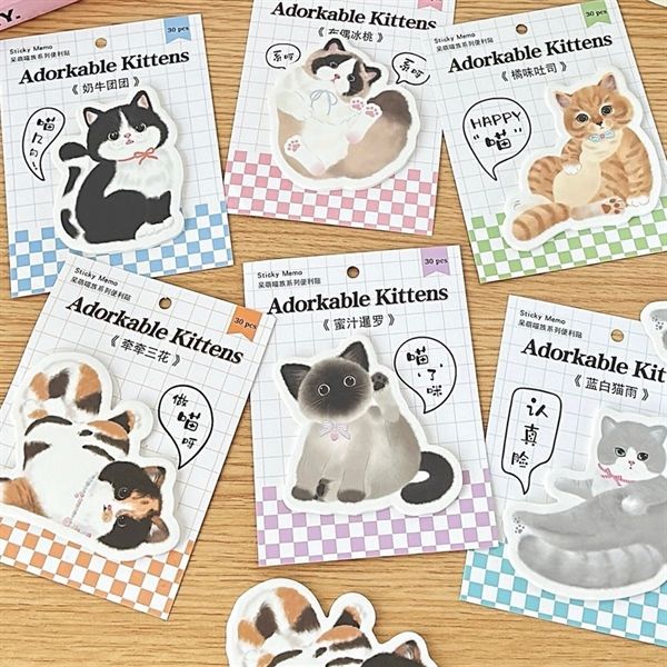  Giấy nhớ Adorkable Kittens 