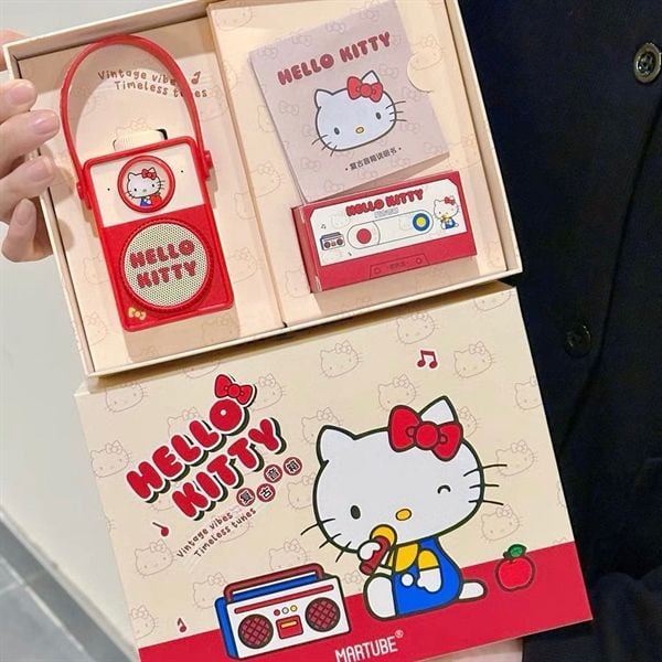  Loa bluetooth MarTUBE Hello Kitty hộp quà 