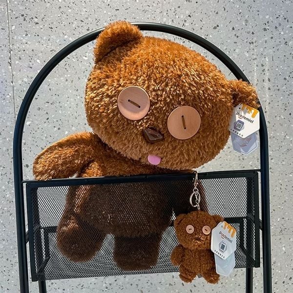 Móc khoá bông Tim bear Minions 12cm 