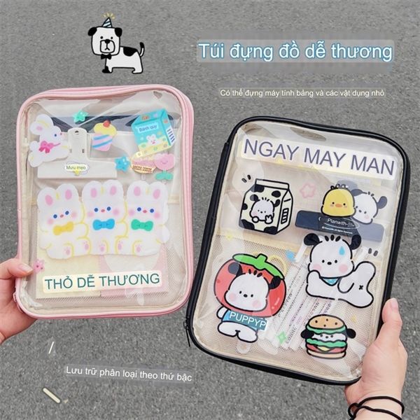  Túi ipad chống nước thỏ cún 