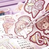  Set sổ + sticker + dụng cụ học tập Small Mochi 