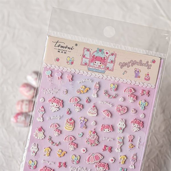  Sticker dán móng Tomoni Sanrio 