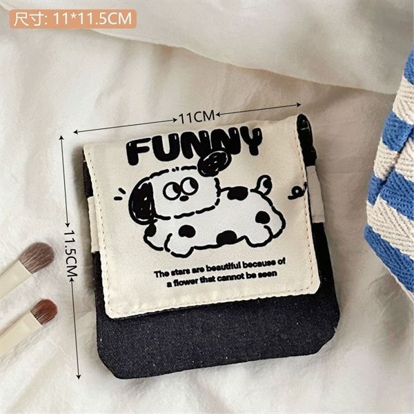  Túi vải mini quai chun 11cm 