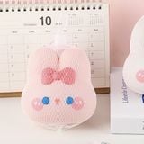  Squishy thỏ nơ hồng 10x11cm 