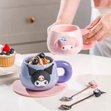  Cốc sứ Sanrio charm 3D 500ml 