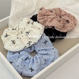  Scrunchies ren nhiều lớp nơ nhí 