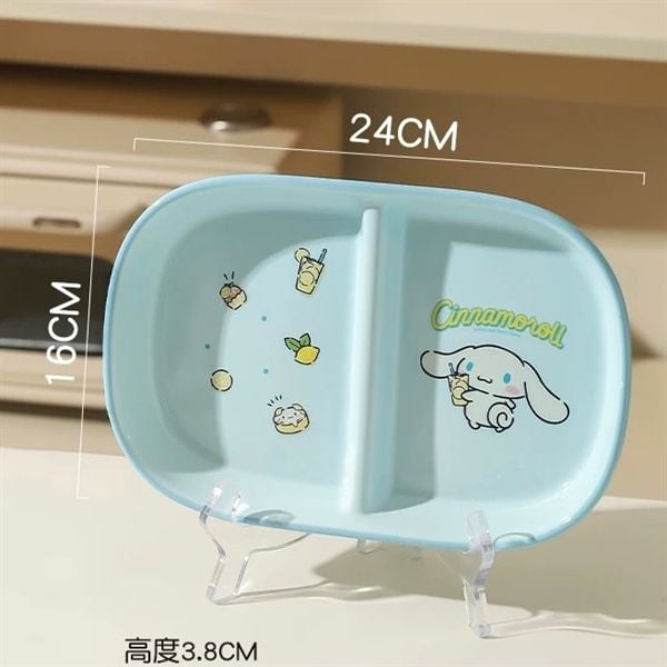  Khay sứ Sanrio 2 ngăn 