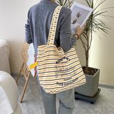  Túi tote kẻ ngang Galaxy 