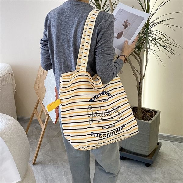  Túi tote kẻ ngang Galaxy 