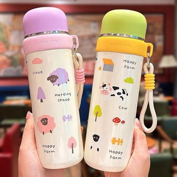  Bình giữ nhiệt Happy Farm 500ml 