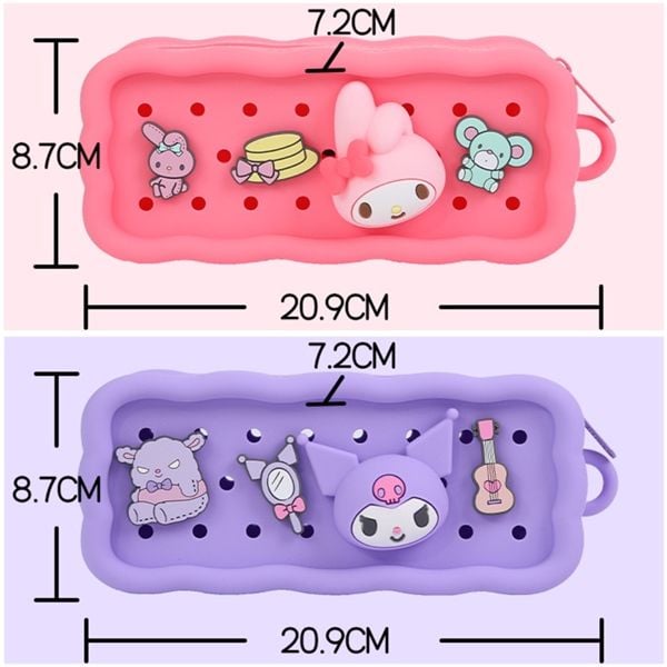  Túi chữ nhật charm Sanrio 