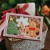  Set 3 nến thơm Giáng Sinh nắp trong 