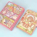  Box sổ + background ghép hình DIY Small Mochi + dụng cụ 