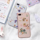  Sticker mini PET gấu thỏ 