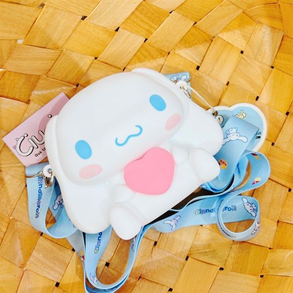  Túi silicon Cinnamoroll ôm tim 