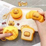  Móc khoá Capybara bóp bánh 