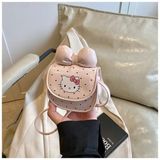  Túi da Hello Kitty mini nơ béo 