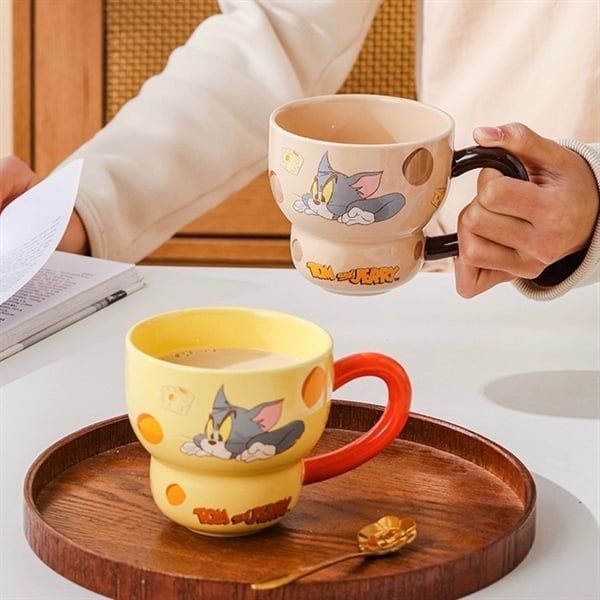  Cốc sứ Tom&Jerry phomai 340ml 