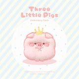  Sticker vải ủi heo béo 