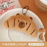  Móc khoá bông Capybara bánh 