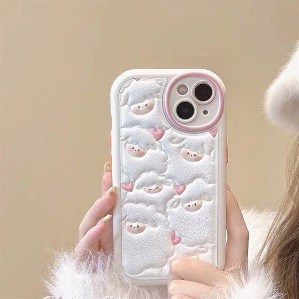  Ốp mặt da cừu nổi 