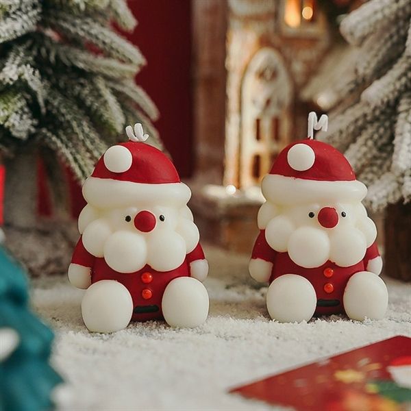 Nến thơm Giáng Sinh ông già Noel râu béo 7,5cm 