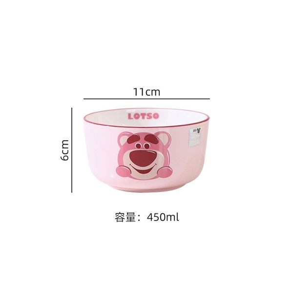  Bát gấu dâu Lotso 11cm 