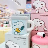  Cốc Snoopy nắp silicon 360ml 