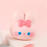  Squishy thỏ nơ hồng 10x11cm 