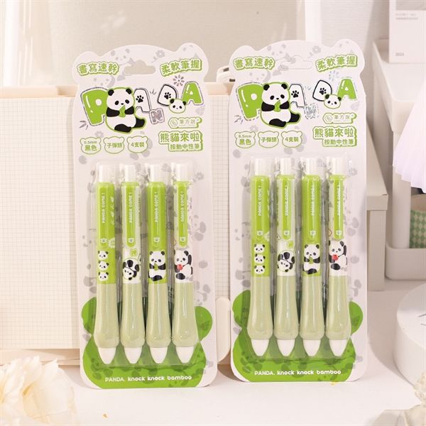  Bút panda xanh lá set 4c 