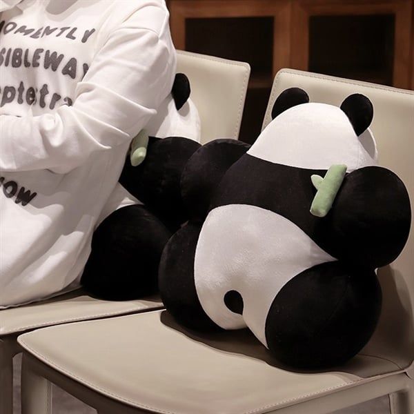  Đệm dựa lưng Panda ôm trúc 45cm 