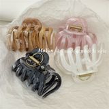  Kẹp càng cua chân uốn loang trắng 