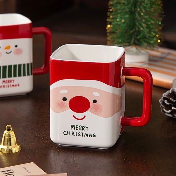  Cốc Giáng Sinh vuông 400ml 