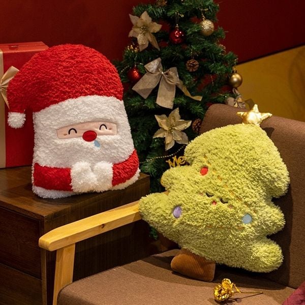  Gấu bông Giáng Sinh xù dẹt 
