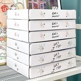  Hộp quà gập Pet nền màu tím 20x13cm 