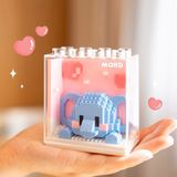  Xếp hình thú hộp kính 9x9cm 