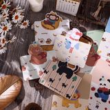  Thiệp gập thú dễ thương nhô lên 