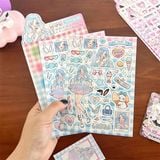  Sticker stylist lấp lánh cô gái 