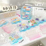  Khối lập phương DIY móc khoá Sticker 
