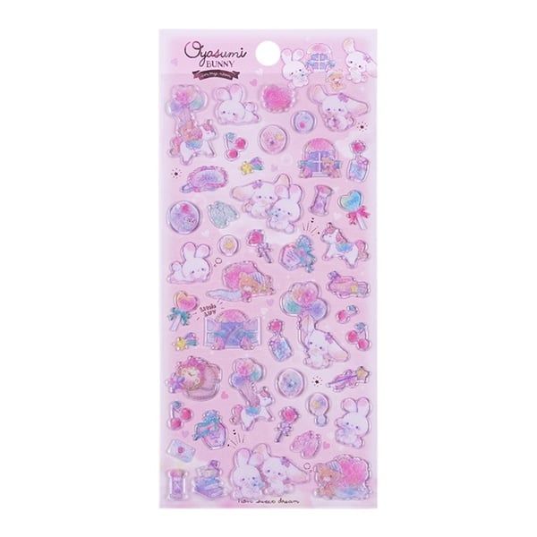  Sticker ánh nhũ nổi thú dễ thương 